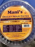 Mängden socker i Deglet Nour Dates