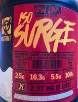 Mängden socker i Gourmet whey protein isolste