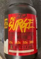 Mängden socker i ISO Surge Whey Isolate