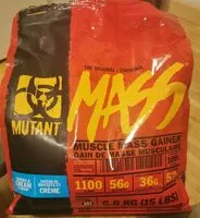 Mängden socker i Mutant Mass (6,8 KG) PVL Nutrition Parfum Cookies