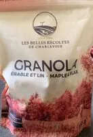 Mängden socker i Granola érable et lin