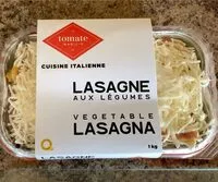 Mängden socker i Lasagne aux légumes