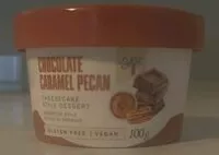 Mängden socker i Chocolate Caramel Pecan Cheesecake-Style Dessert