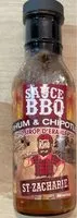 Mängden socker i Sauce BBQ Rhum & Chipotle