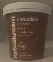 Mängden socker i Chocolate Frozen Dairy Dessert