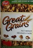 Mängden socker i Great grains