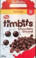 Mängden socker i Timbits Chocolate Glazed