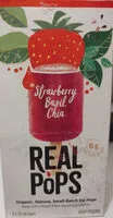 Mängden socker i Real Pops Ice Pops - Strawberry, Basil, Chia