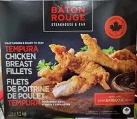 Mängden socker i Tempura chicken breast fillets