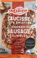 Mängden socker i Saucisse cuite émiettée