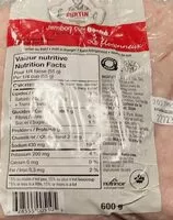 Mängden socker i Jambon cuit haché