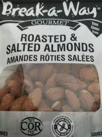 Mängden socker i Roasted & salted almonds