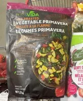 Mängden socker i Vegetable primavera
