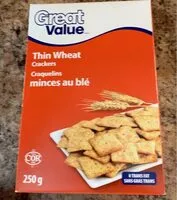 Mängden socker i Thin wheat