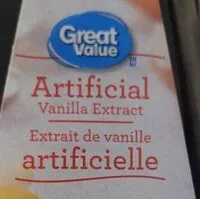 Mängden socker i Extrait  de vanille  artificielle