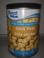Mängden socker i No Salt Added Chick Peas
