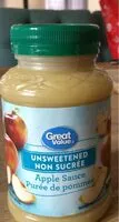 Mängden socker i Purée de pommes non sucrée