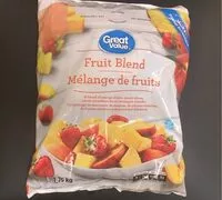 Mängden socker i Frozen Fruit Blend