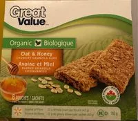 Mängden socker i Crunchy granola bars