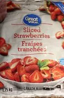 Mängden socker i Fraises tranchées congelées