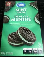 Mängden socker i Mint Creme Sandwich Cookies