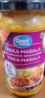 Mängden socker i Tikka Masala cooking sauce