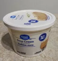 Mängden socker i Crème sûre 14%