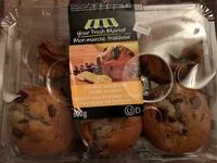 Mängden socker i Your Fresh Market Banana Chocolate Chunk Muffins