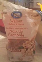 Mängden socker i Noix de grenoble