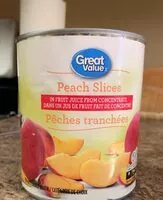 Mängden socker i Peach slices