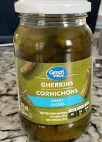 Mängden socker i Gherkins