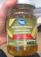 Mängden socker i Sandwich Pickles Hot & Spicy