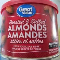 Mängden socker i Amandes rôties et salées