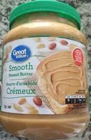 Mängden socker i Smooth peanut butter