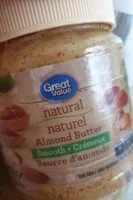 Mängden socker i Beurre d'amande