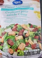 Mängden socker i Croûtons salade cesar