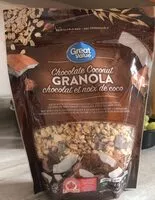 Mängden socker i Granola chocolat et noix de coco