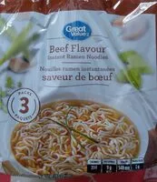 Mängden socker i Nouilles ramen instantanées