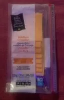 Mängden socker i Medium Cheddar cheese slices