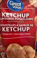 Mängden socker i Chips aux ketchup