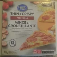 Mängden socker i Thin & Crispy Pepperoni Pizza