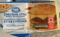 Mängden socker i Cheddar-Style Process Cheese Product