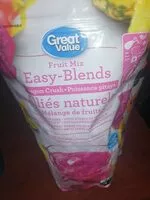 Mängden socker i Fruits congelés