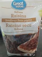 Mängden socker i Raisins secs sultana