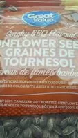Mängden socker i Graine de tournesol fumée BBQ great value