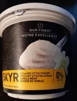 Mängden socker i Skyr
