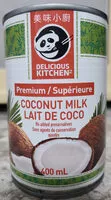 Mängden socker i Lait de coco, Coconut milk