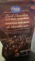 Mängden socker i Amande enrobée de chocolat noir
