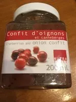 Mängden socker i Canneberge oignon confit