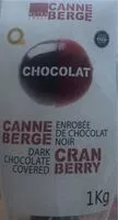 Mängden socker i Canneberg enrobée de chocolat noire